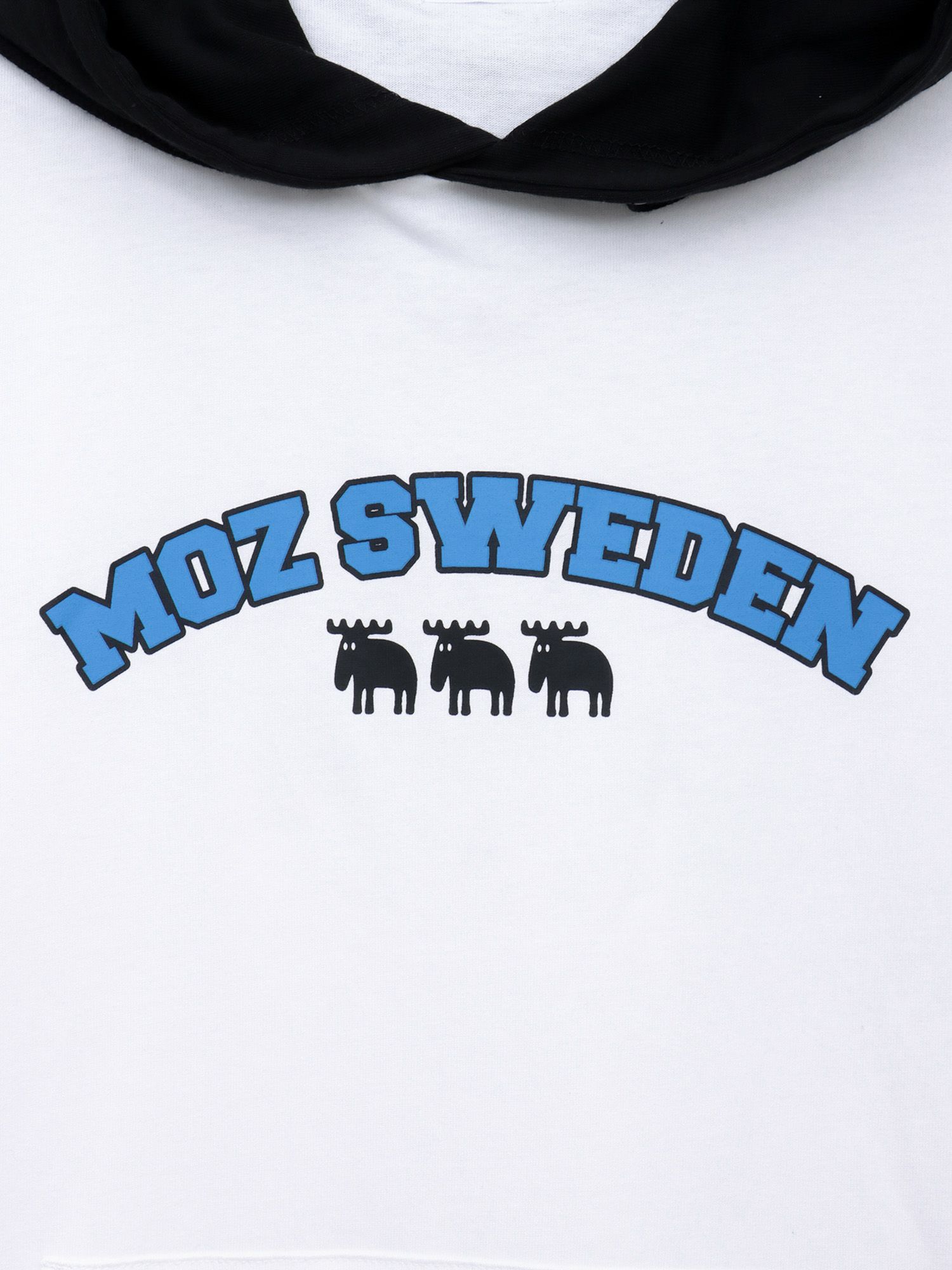 【moz】エルクロゴプリント 半袖Tパーカー〔別注〕