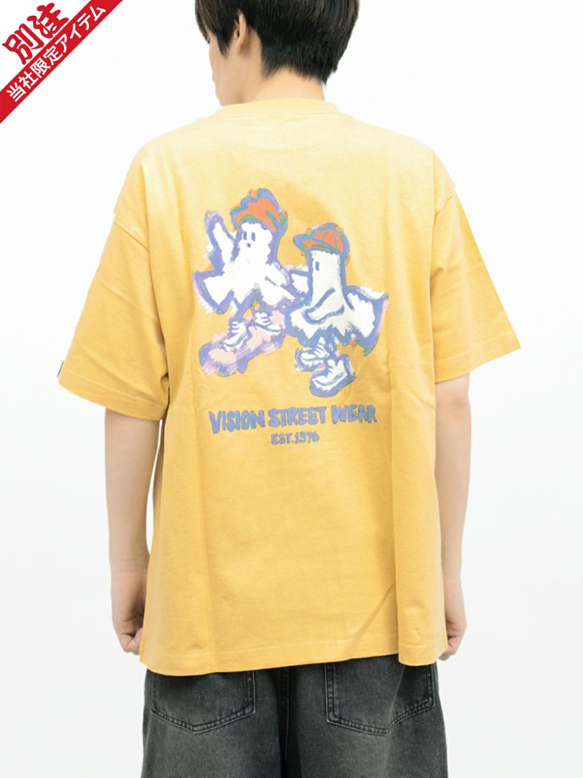 【VISION STREET WEAR】“Ghost Skate2”プリントTシャツ〔別注〕