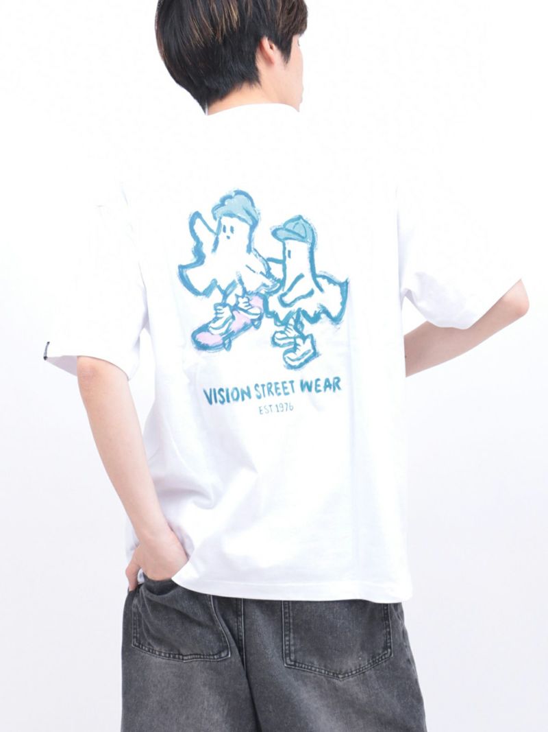 【VISION STREET WEAR】“Ghost Skate2”プリントTシャツ〔別注〕