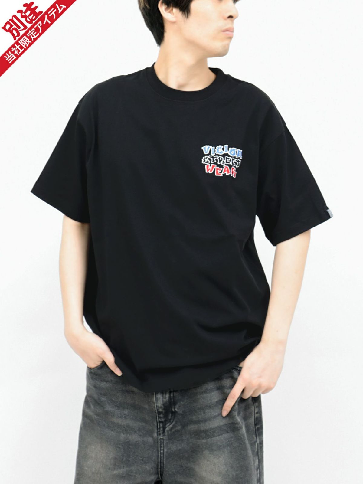 【VISION STREET WEAR】“Ghost Skate2”プリントTシャツ〔別注〕