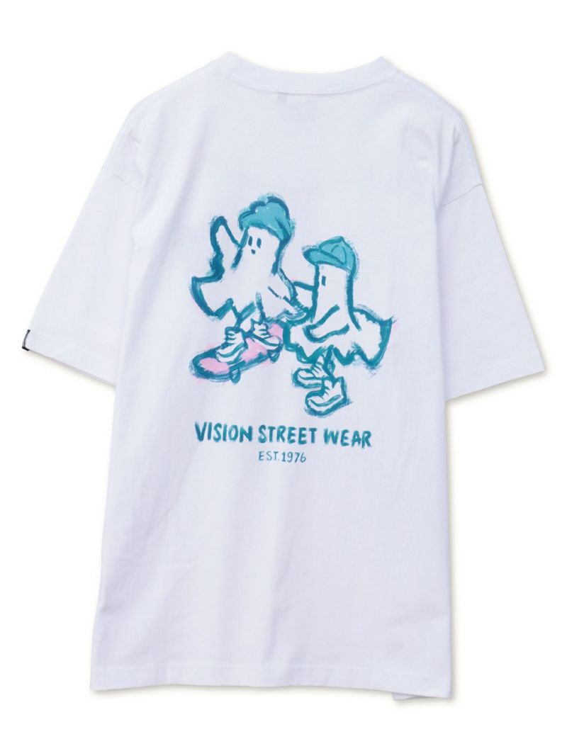 【VISION STREET WEAR】“Ghost Skate2”プリントTシャツ〔別注〕