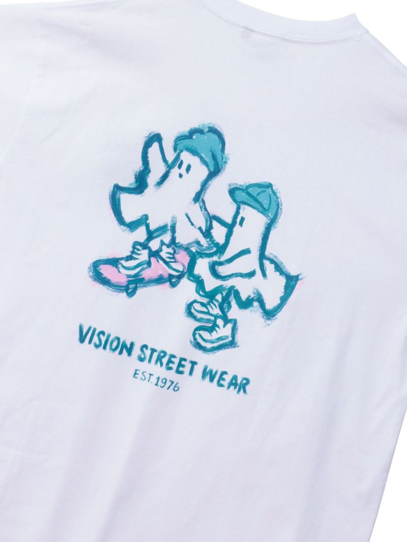 【VISION STREET WEAR】“Ghost Skate2”プリントTシャツ〔別注〕