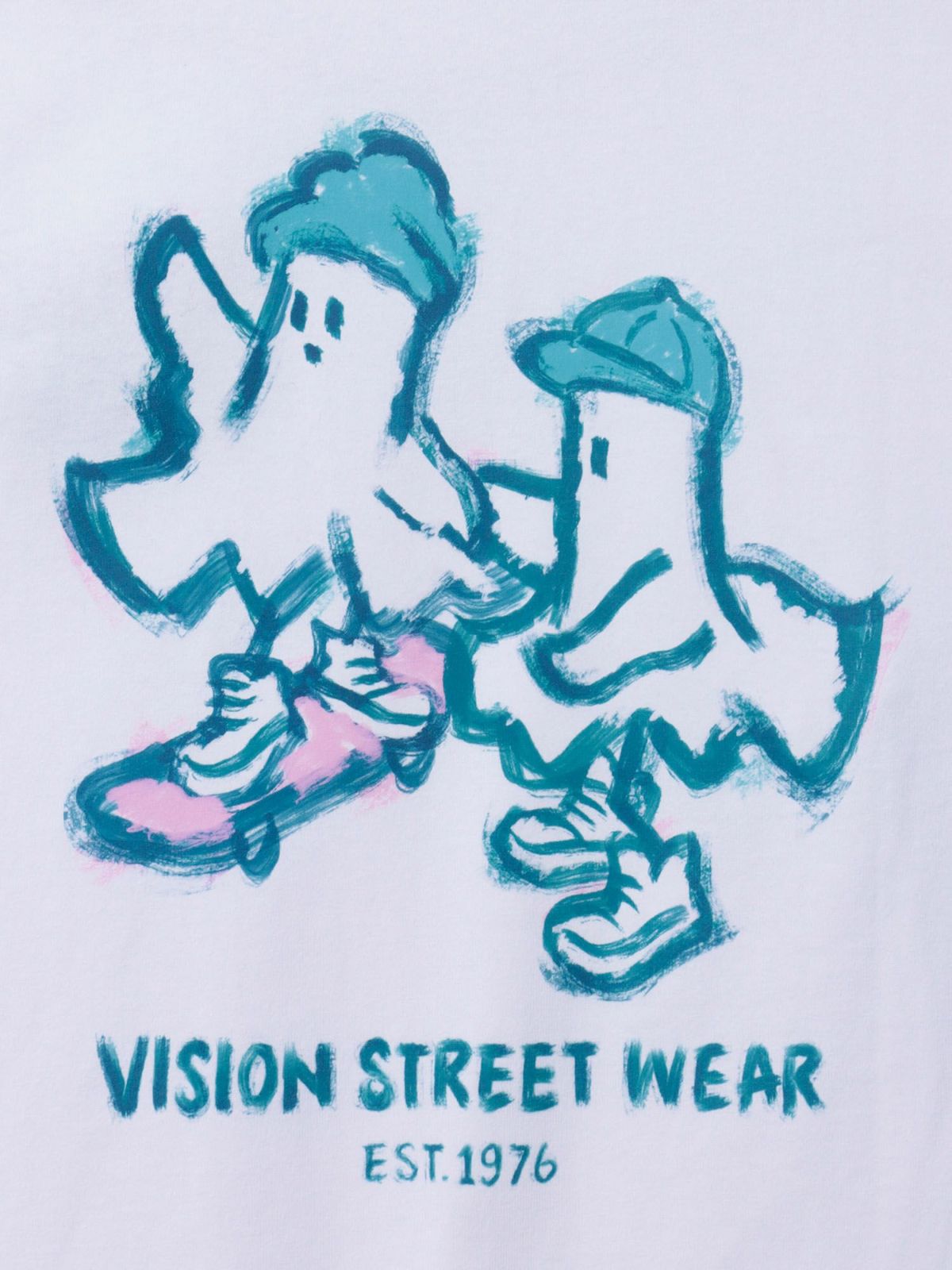 【VISION STREET WEAR】“Ghost Skate2”プリントTシャツ〔別注〕