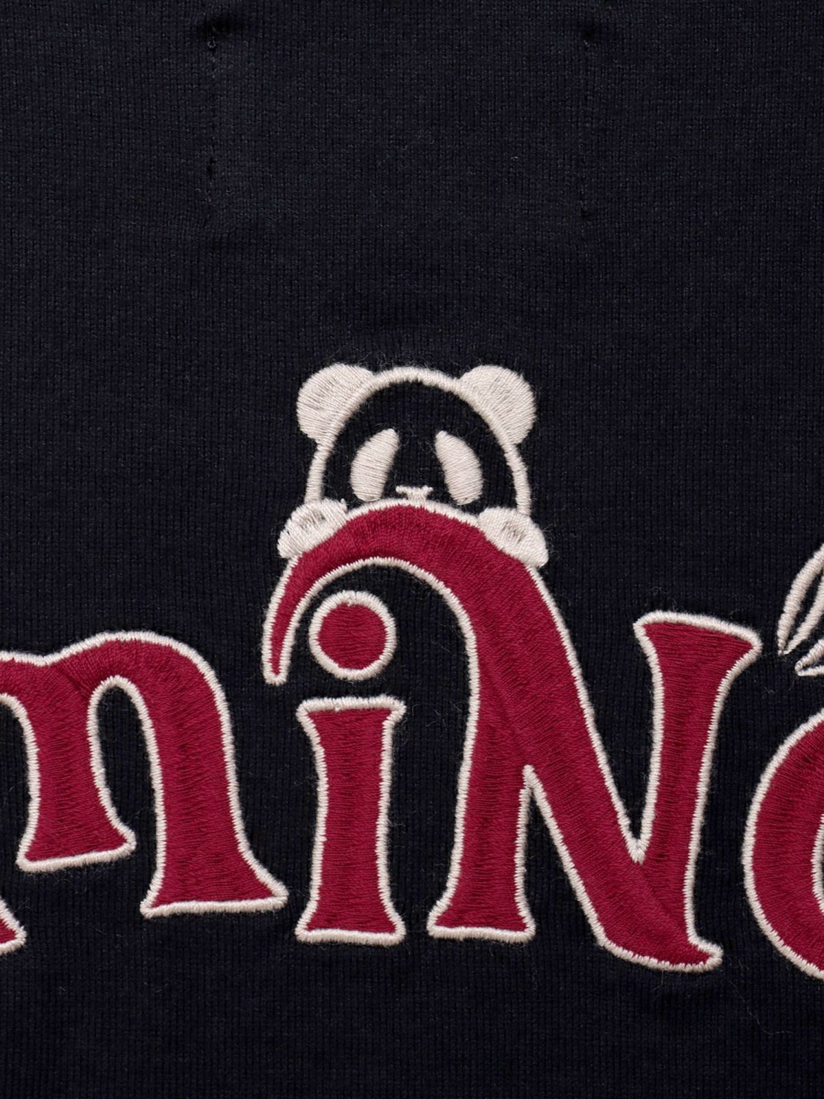  【SUMINEKO×PANDIESTA JAPAN】“墨パンダとハチワレ猫”刺繍入りTシャツ