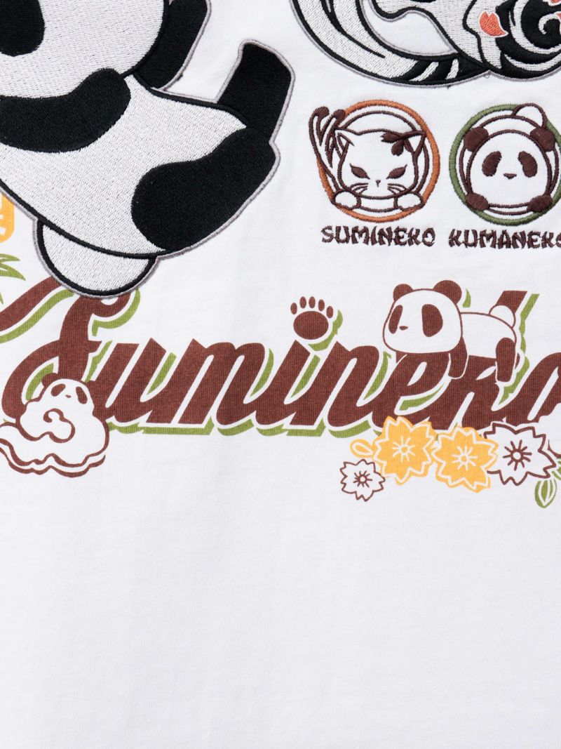  【PANDIESTA JAPAN×SUMINEKO】“仲良し”配色切替BIGシルエット 半袖プルパーカー