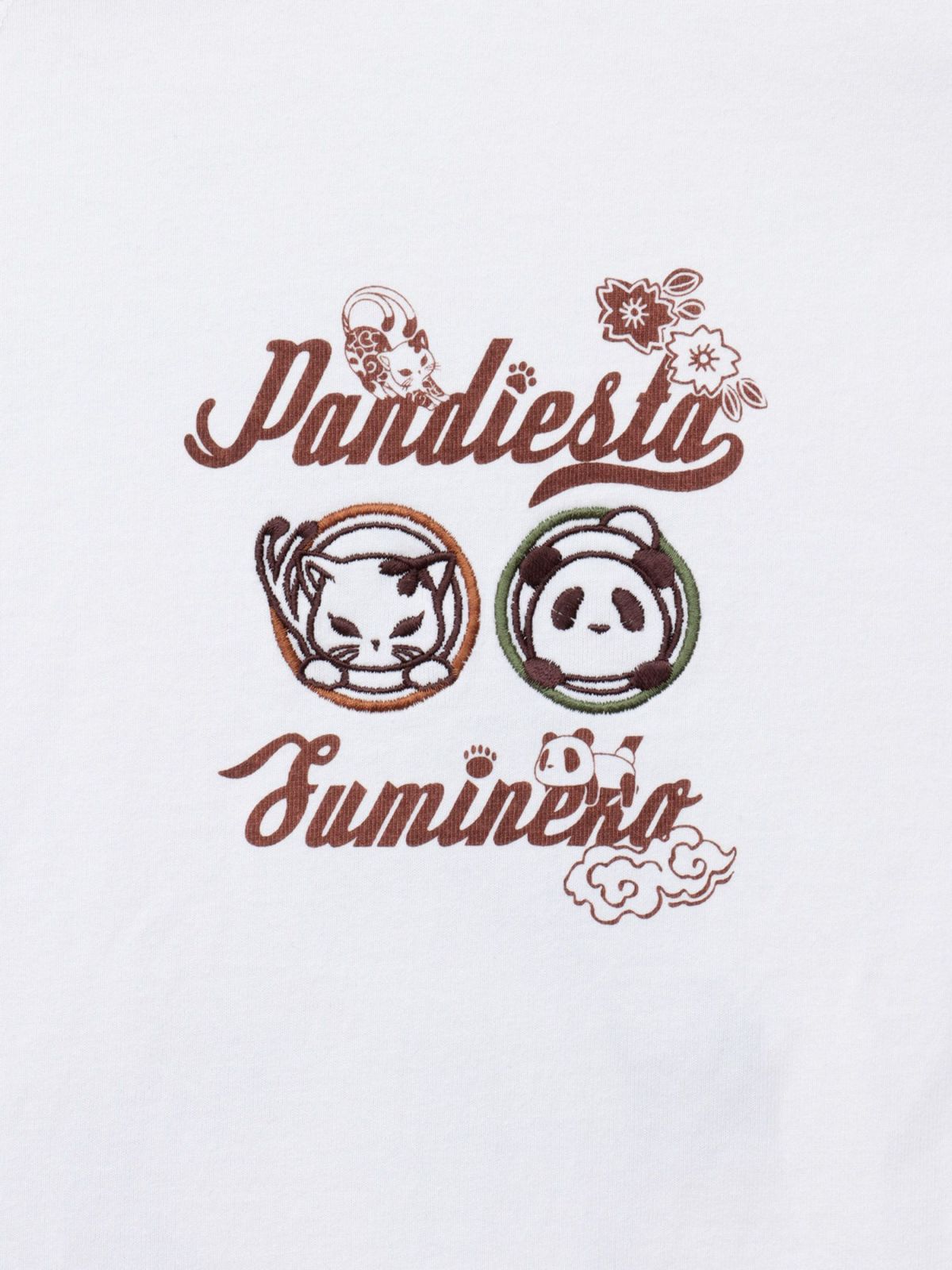  【PANDIESTA JAPAN×SUMINEKO】“仲良し”配色切替BIGシルエット 半袖プルパーカー