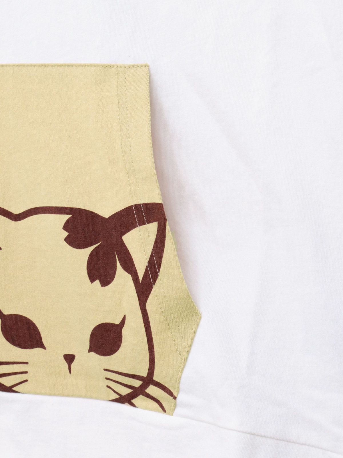  【PANDIESTA JAPAN×SUMINEKO】“仲良し”配色切替BIGシルエット 半袖プルパーカー