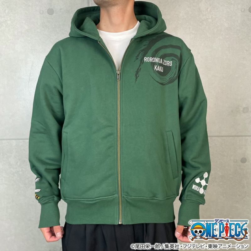 【絡繰魂・粋×ONE PIECE】ゾロvsカク 決戦ZIP UPパーカー