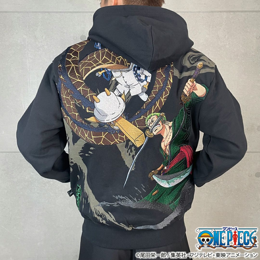 【絡繰魂・粋×ONE PIECE】ゾロvsカク 決戦ZIP UPパーカー