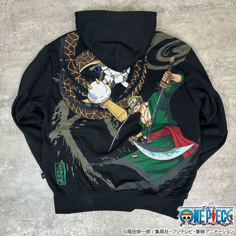 【絡繰魂・粋×ONE PIECE】ゾロvsカク 決戦ZIP UPパーカー