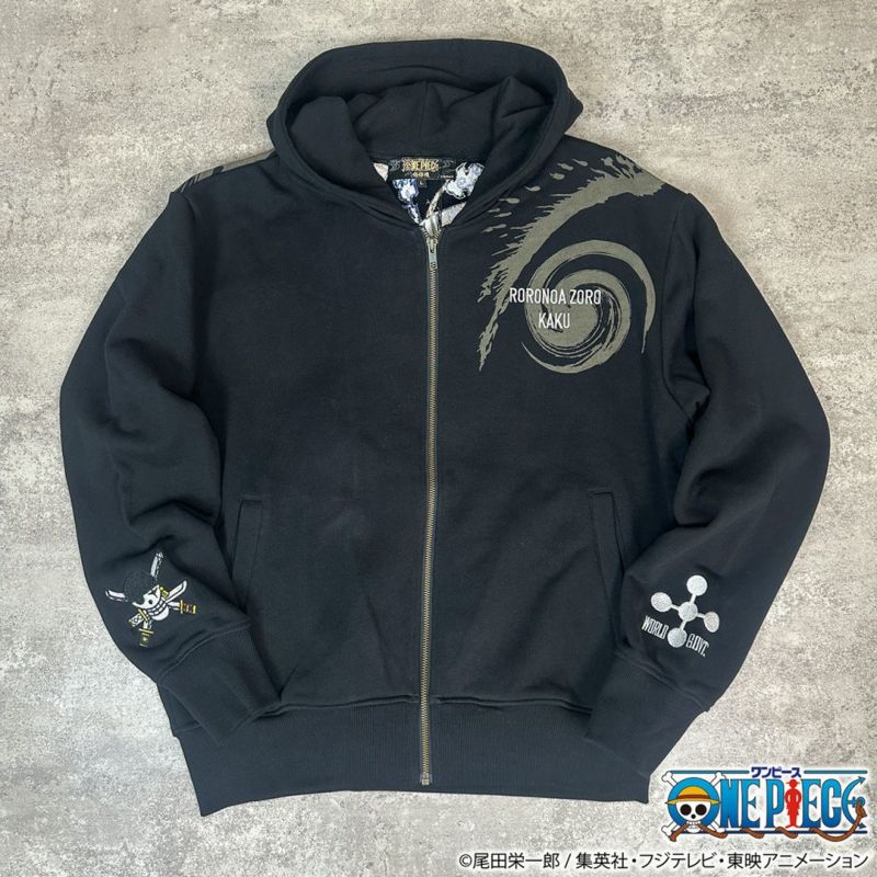 【絡繰魂・粋×ONE PIECE】ゾロvsカク 決戦ZIP UPパーカー