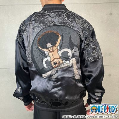 ＜予約＞【絡繰魂・粋×ONE PIECE】くま 親子のリバーシブルスカジャン
