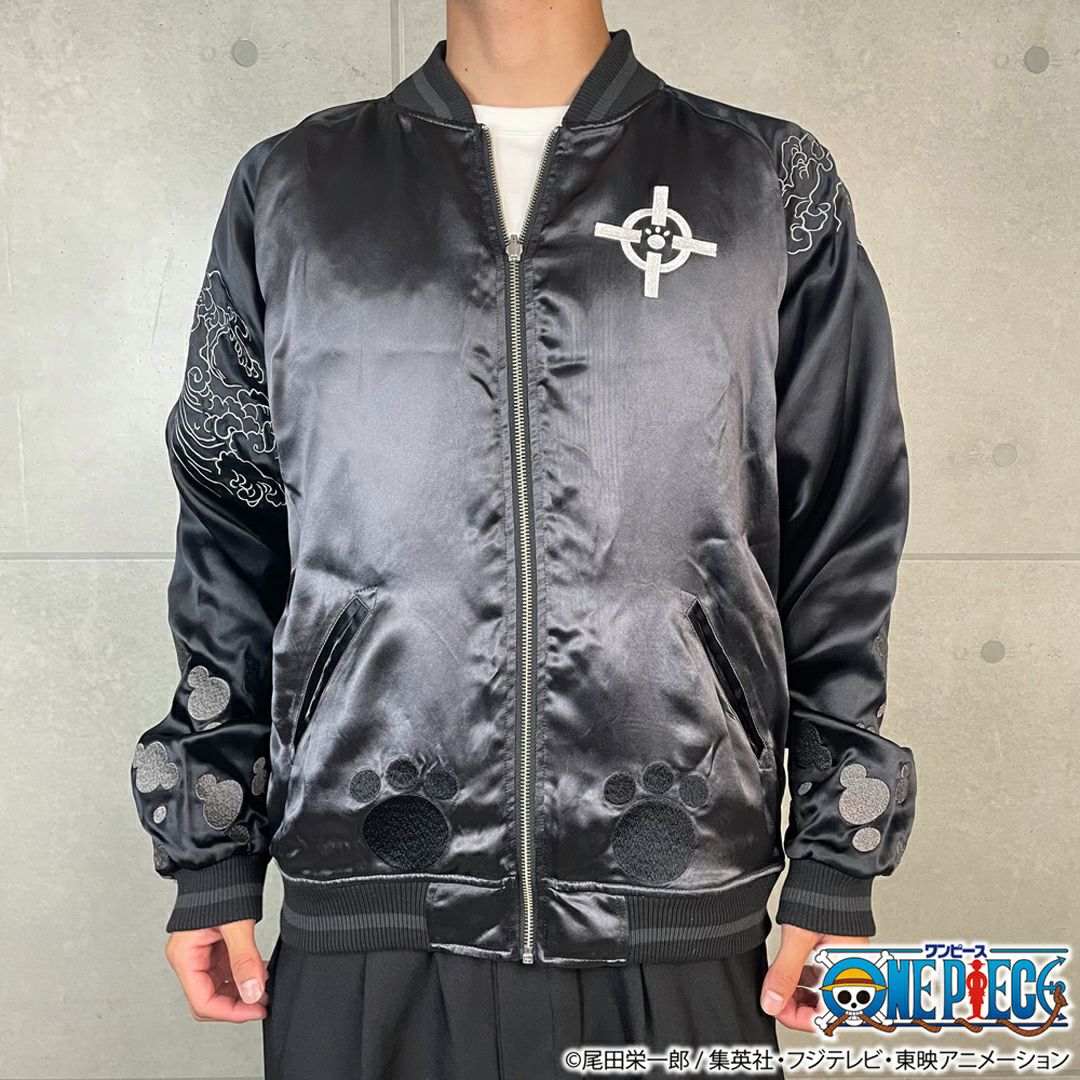 【絡繰魂・粋×ONE PIECE】くま 親子のリバーシブルスカジャン