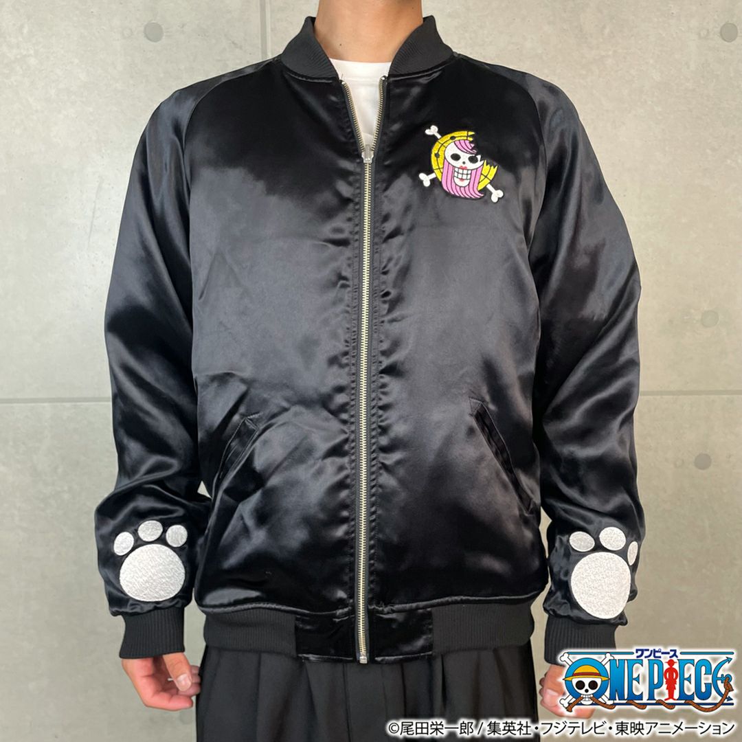 【絡繰魂・粋×ONE PIECE】くま 親子のリバーシブルスカジャン