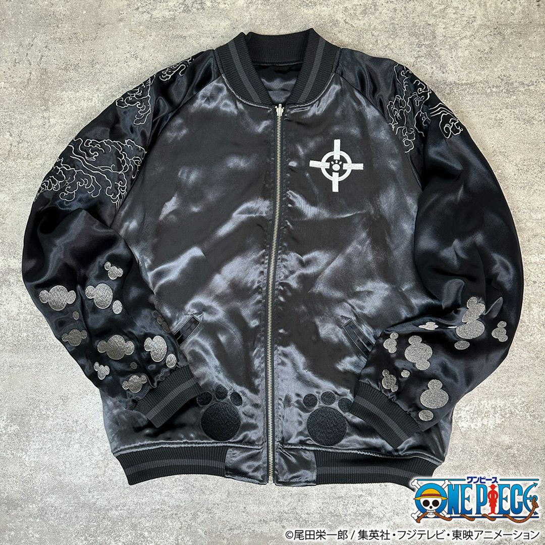 【絡繰魂・粋×ONE PIECE】くま 親子のリバーシブルスカジャン