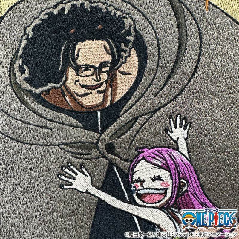 【絡繰魂・粋×ONE PIECE】くま 親子のリバーシブルスカジャン