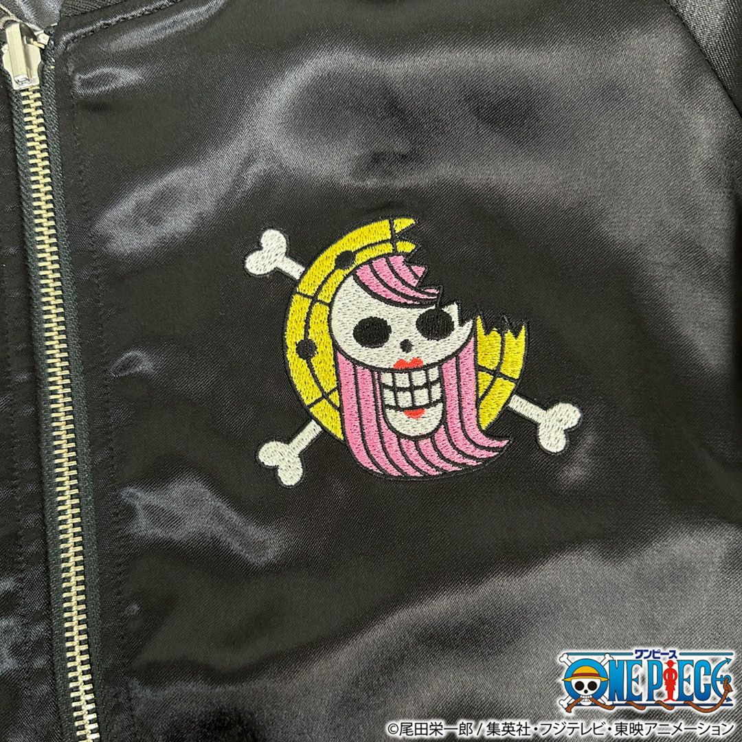 【絡繰魂・粋×ONE PIECE】くま 親子のリバーシブルスカジャン