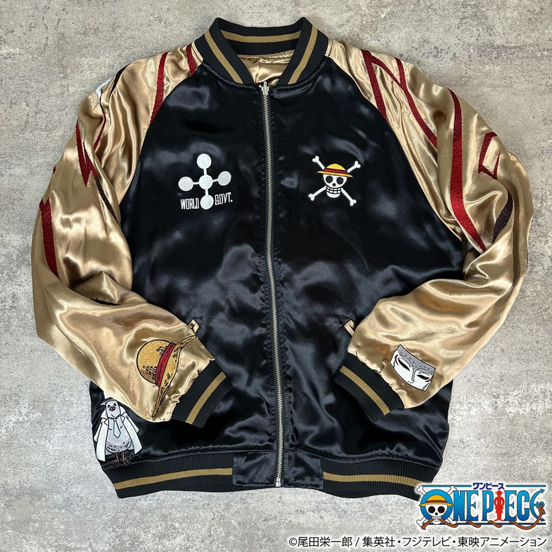 【絡繰魂・粋×ONE PIECE】ルフィvsルッチ 決戦リバーシブルスカジャン