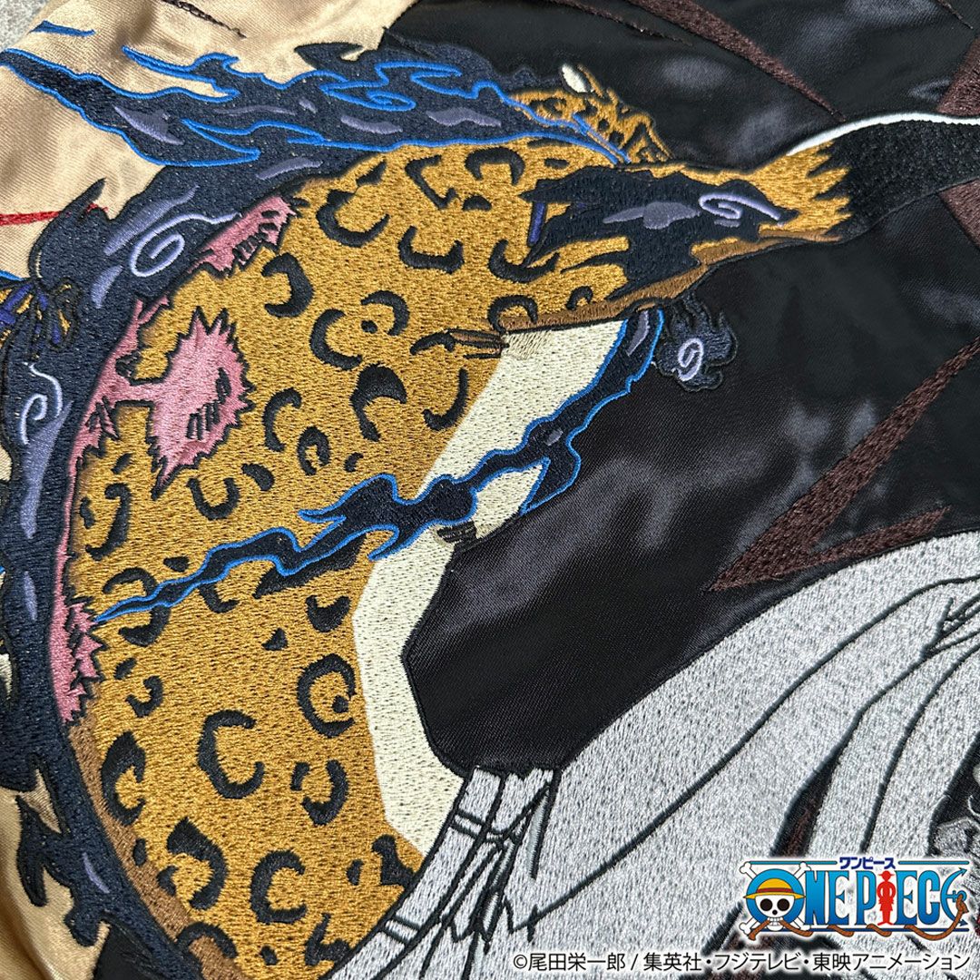 【絡繰魂・粋×ONE PIECE】ルフィvsルッチ 決戦リバーシブルスカジャン