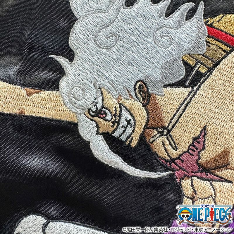 【絡繰魂・粋×ONE PIECE】ルフィvsルッチ 決戦リバーシブルスカジャン