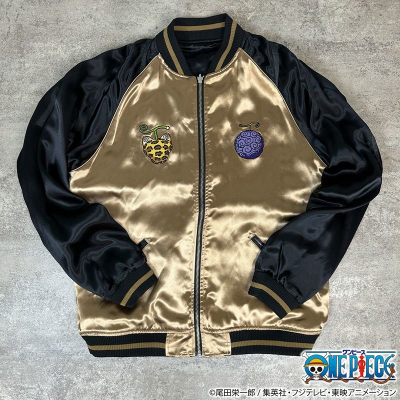 【絡繰魂・粋×ONE PIECE】ルフィvsルッチ 決戦リバーシブルスカジャン