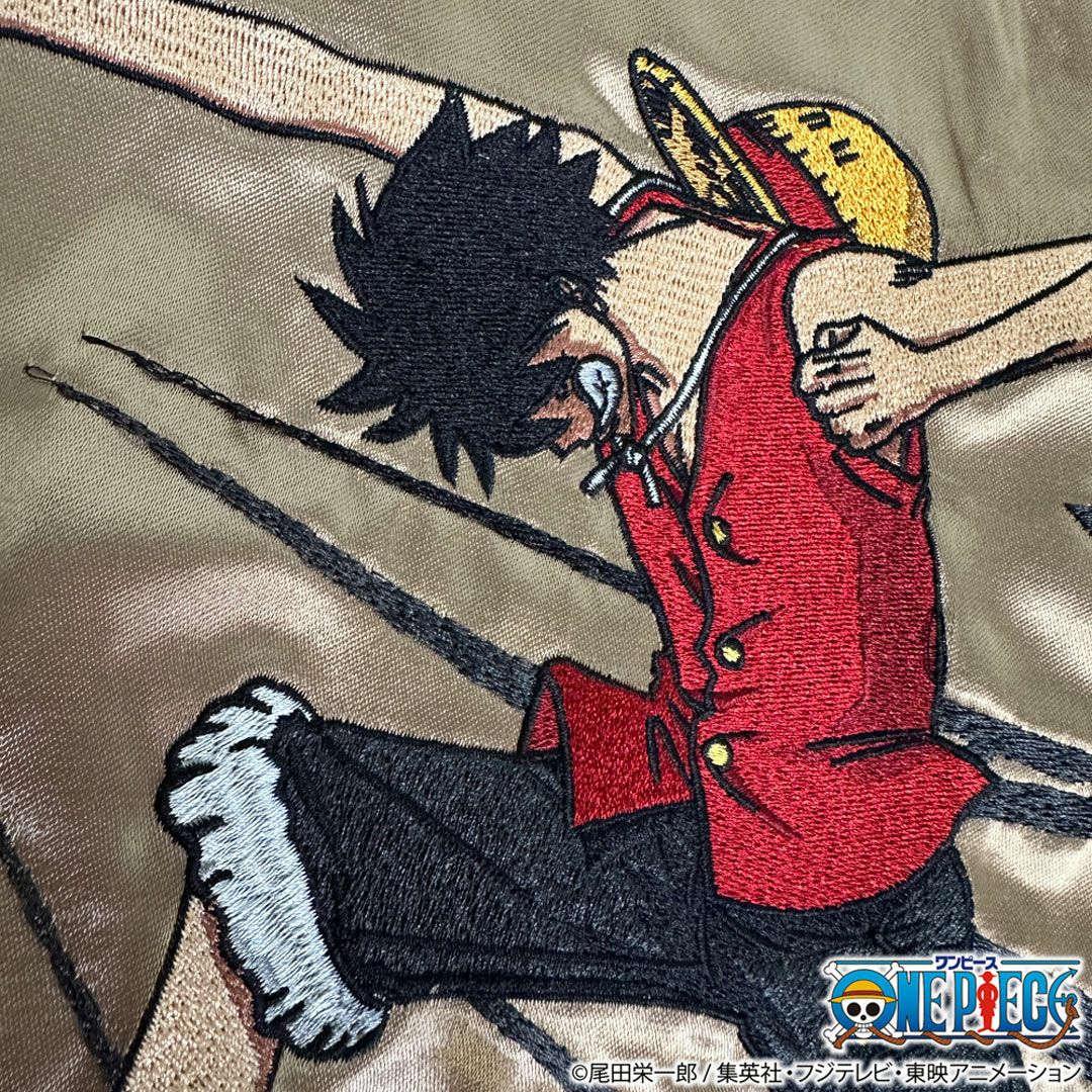 【絡繰魂・粋×ONE PIECE】ルフィvsルッチ 決戦リバーシブルスカジャン