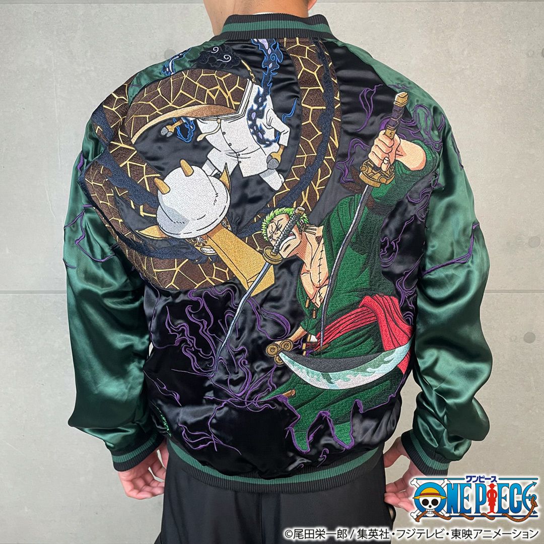 【絡繰魂・粋×ONE PIECE】ゾロvsカク 決戦リバーシブルスカジャン