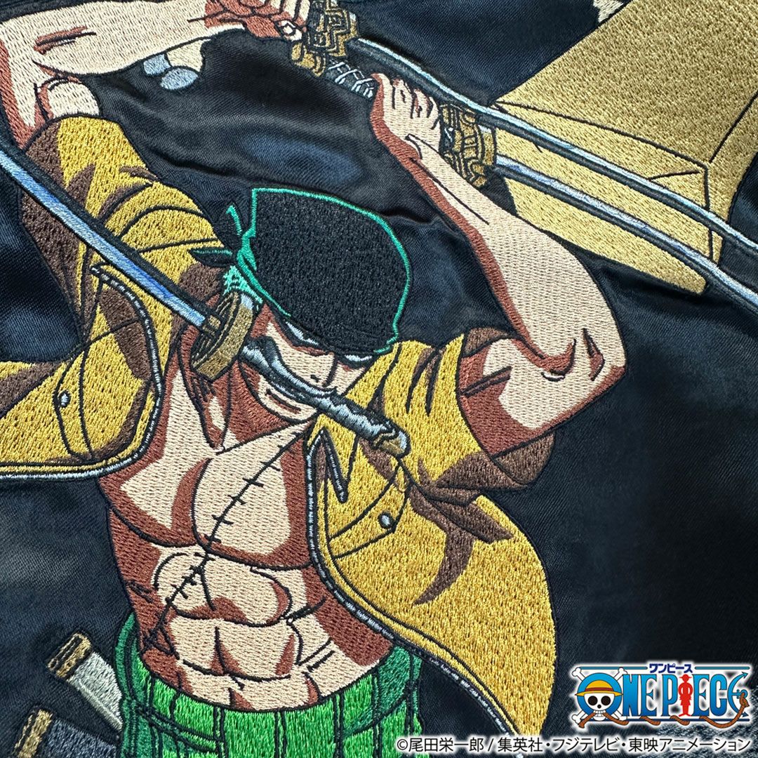 【絡繰魂・粋×ONE PIECE】ゾロvsカク 決戦リバーシブルスカジャン