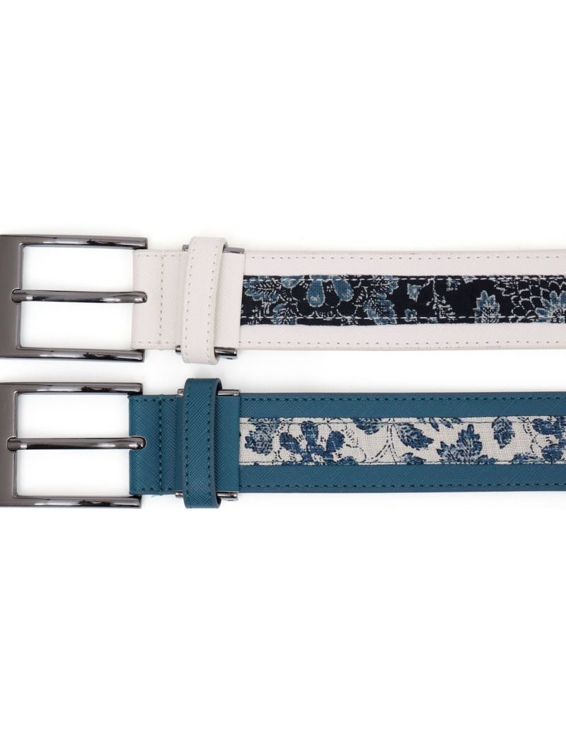 【雅結】和生地遣いハトメベルト