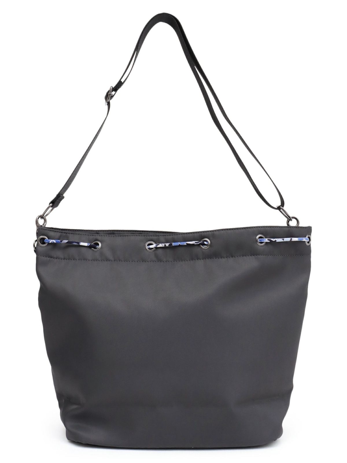 【雅結】桜刺繍 和生地遣い2WAY巾着ショルダーバッグ