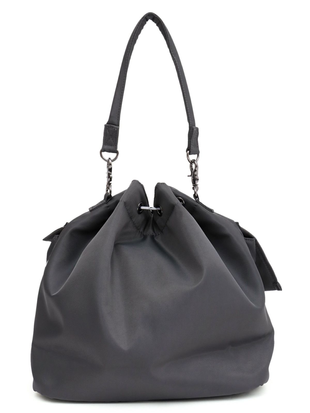 【雅結】桜刺繍 和生地遣い2WAY巾着ショルダーバッグ