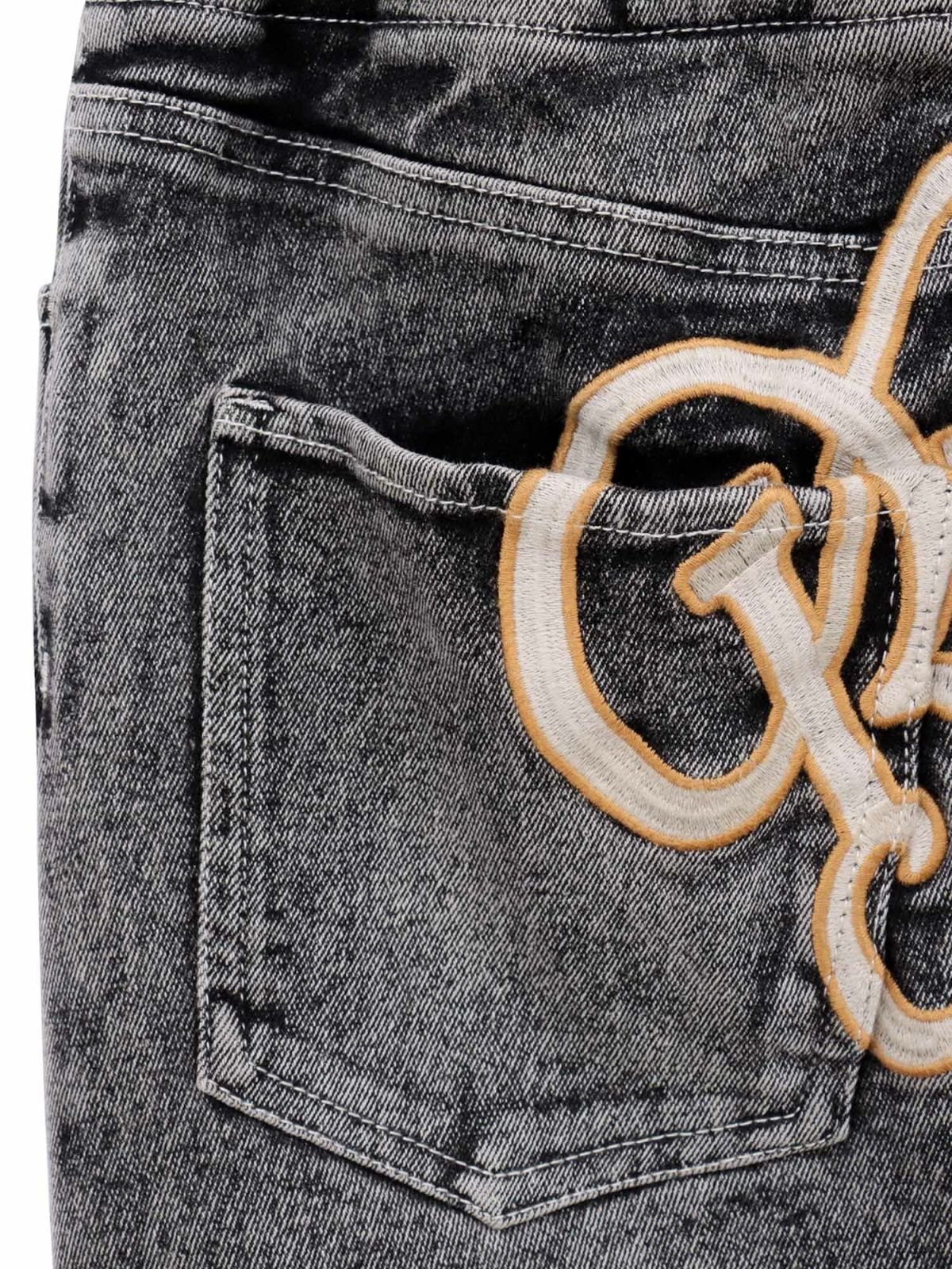 【The BRAVE-MAN×BETTY BOOP】総刺繍スリット デニムスカート