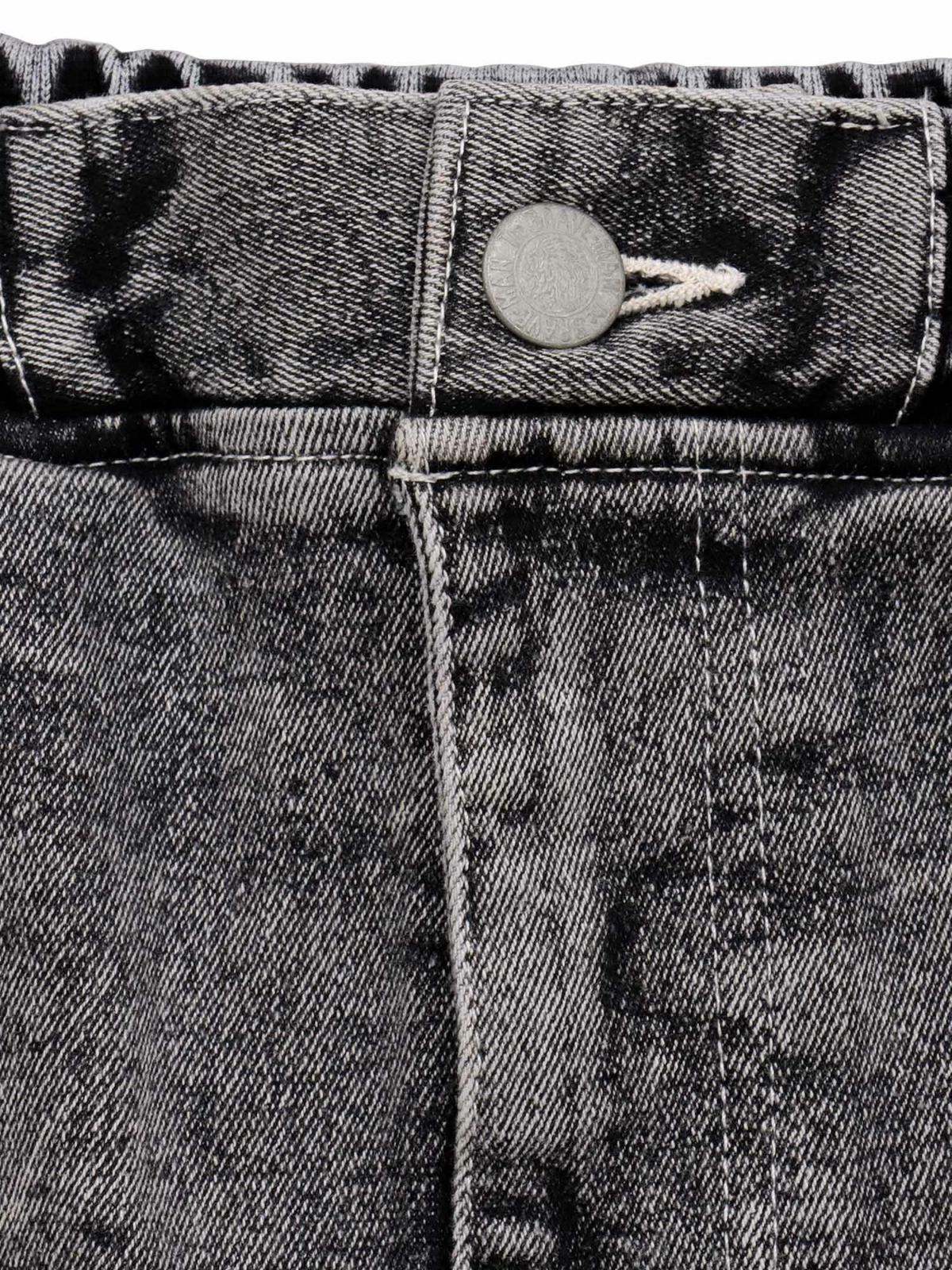 【The BRAVE-MAN×BETTY BOOP】総刺繍スリット デニムスカート