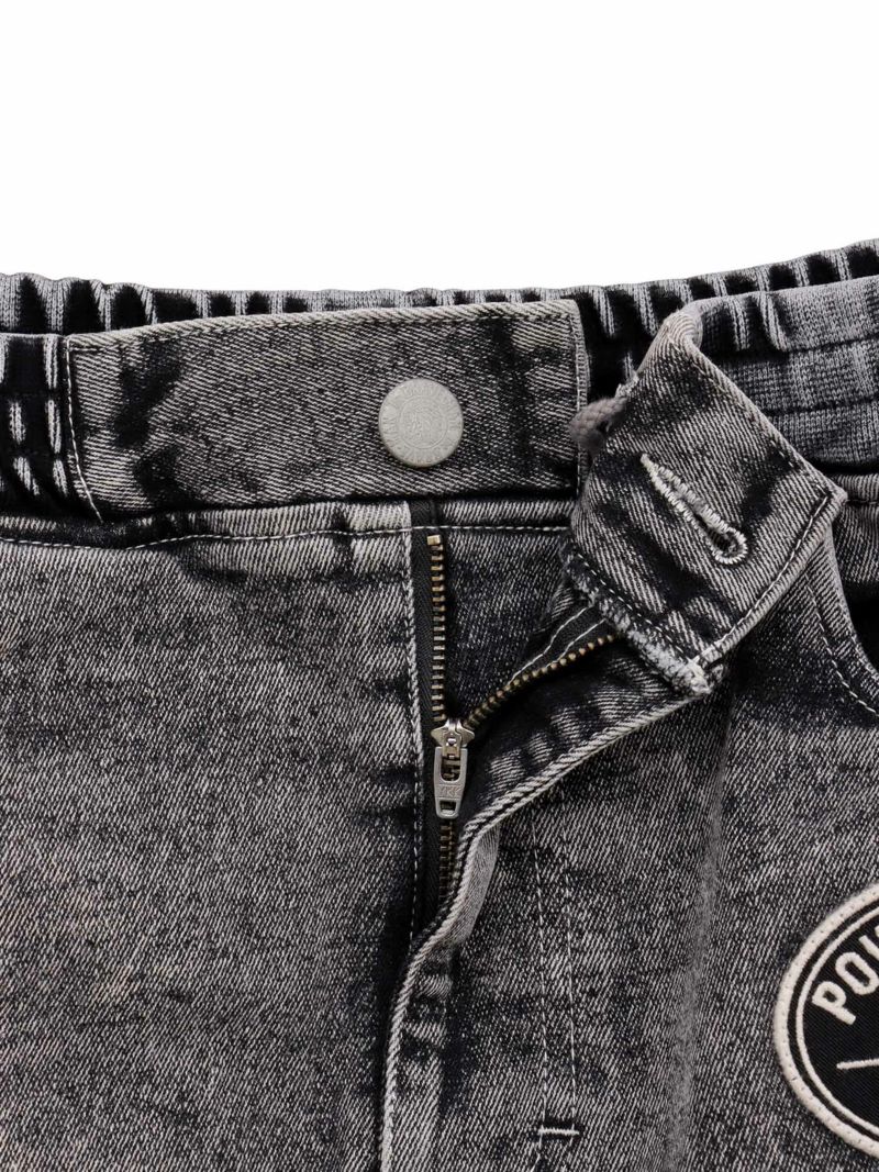 【The BRAVE-MAN×BETTY BOOP】総刺繍スリット デニムスカート