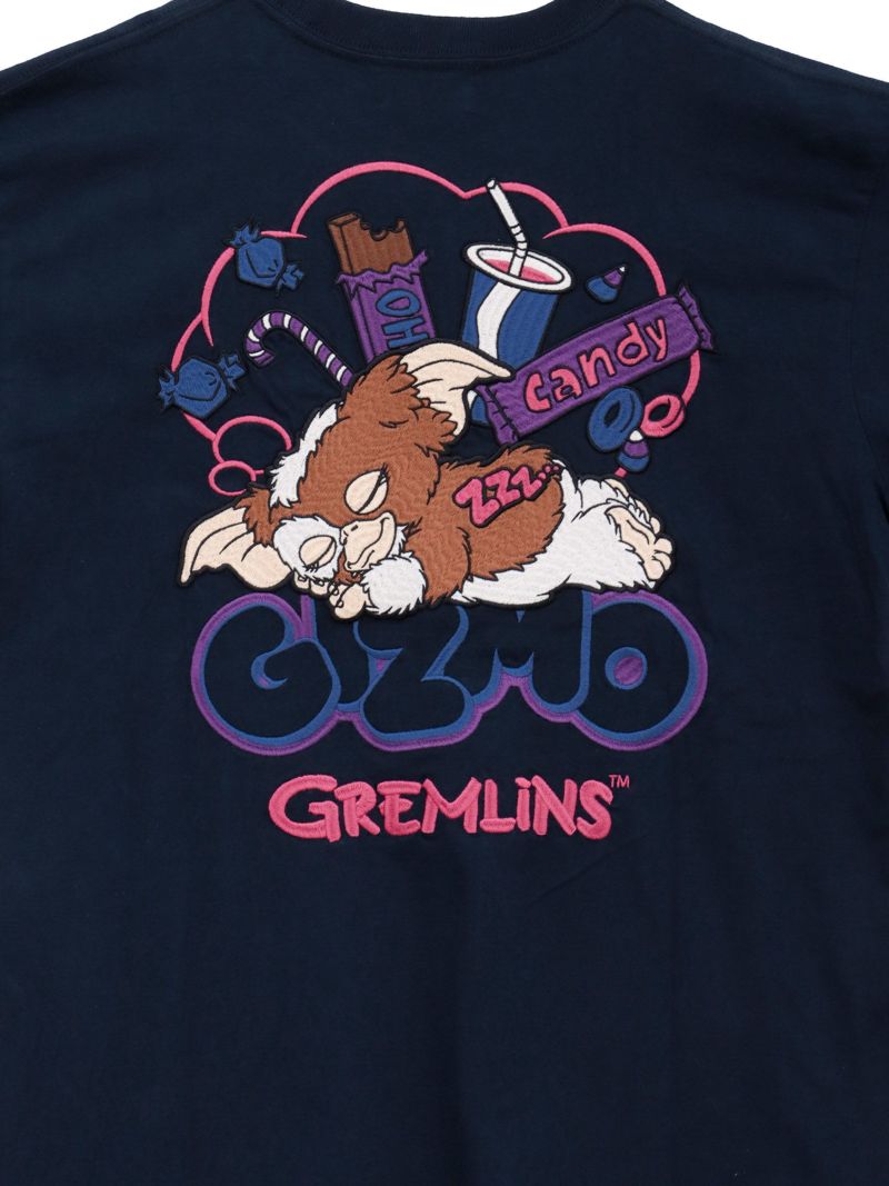 【GREMLINS】“GIZMO SWEET”総刺繍Tシャツ〔別注〕