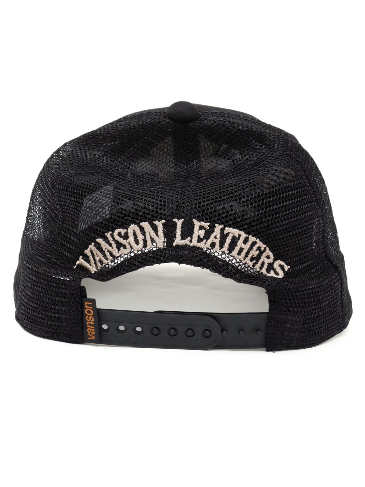 【VANSON】エンブレムウイング ツイルメッシュキャップ