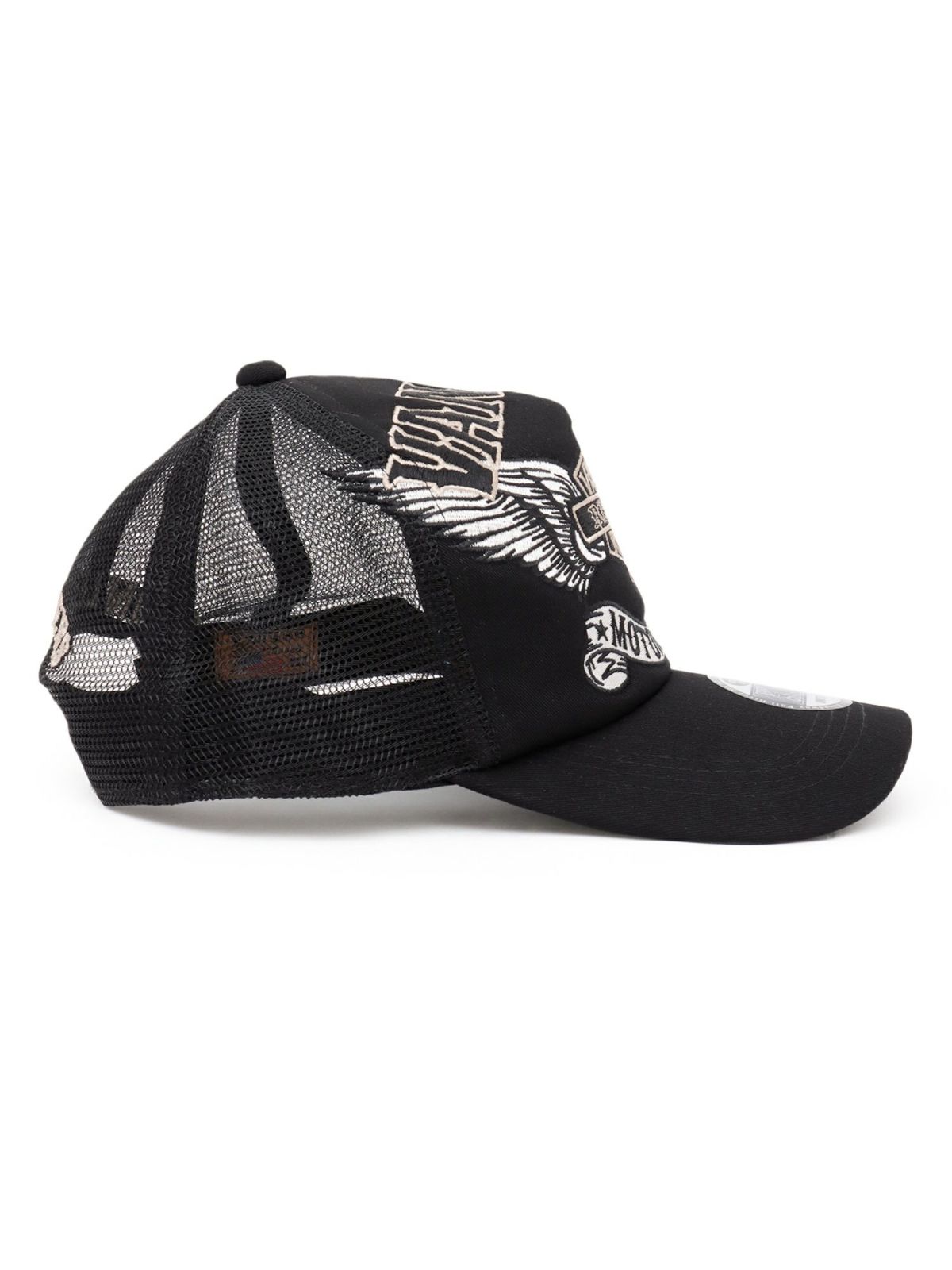 【VANSON】エンブレムウイング ツイルメッシュキャップ