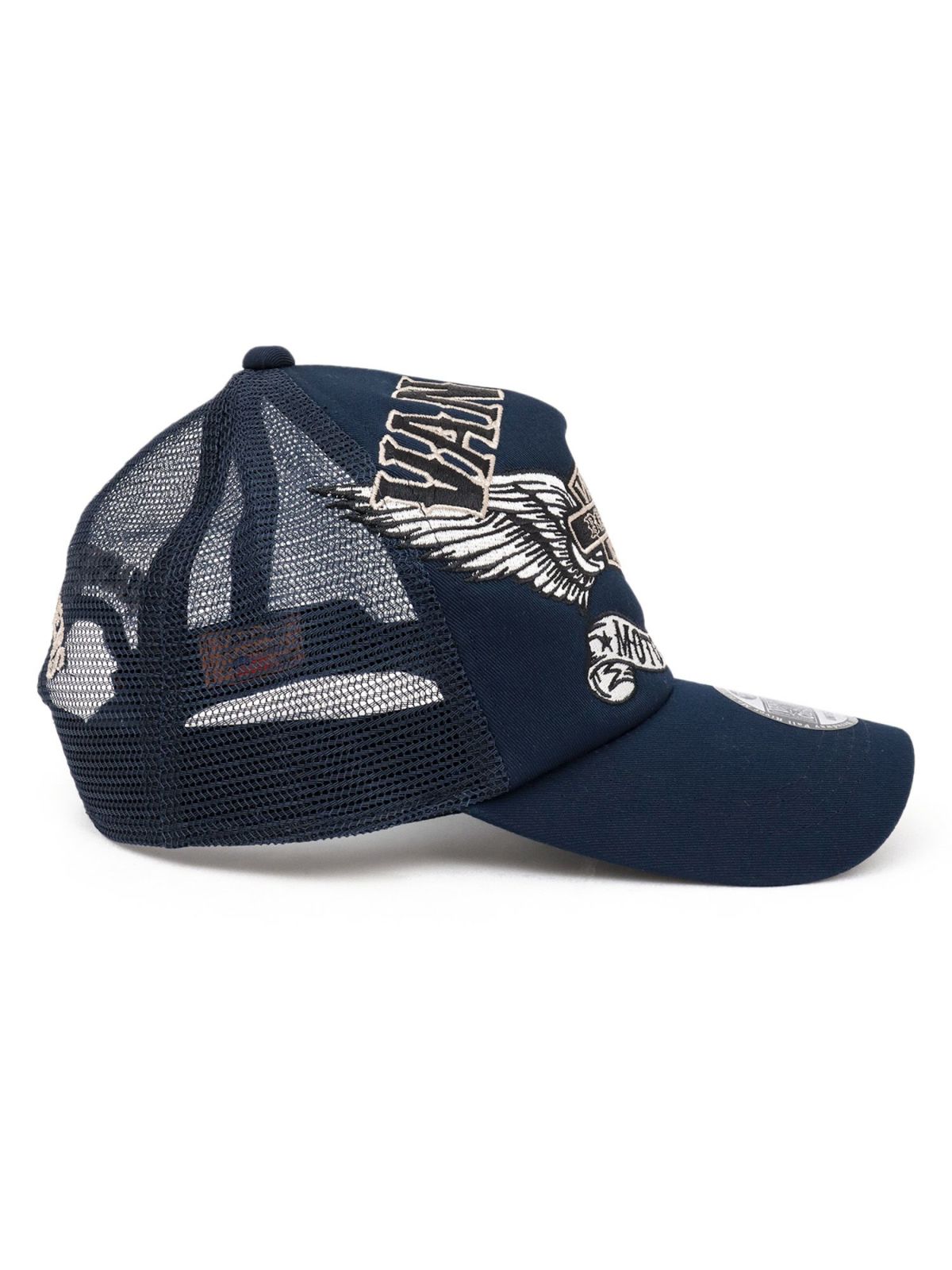 【VANSON】エンブレムウイング ツイルメッシュキャップ