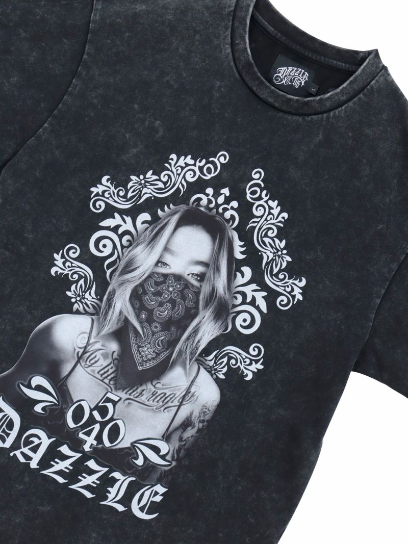 【DAZZLE】“GIRL”プリントTシャツ