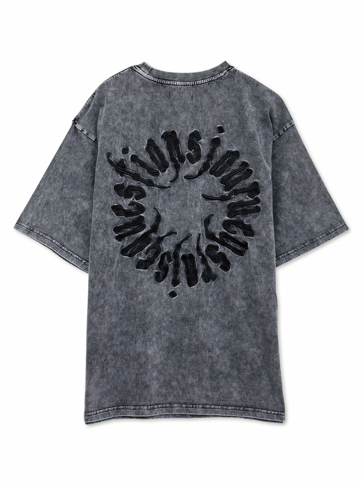  【DAZZLE】“CIRCLE LOGO”総刺繍Tシャツ