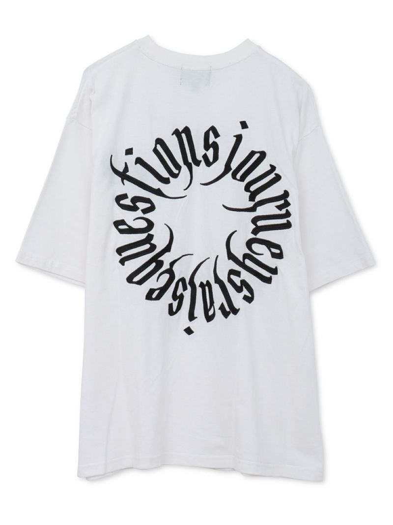  【DAZZLE】“CIRCLE LOGO”総刺繍Tシャツ