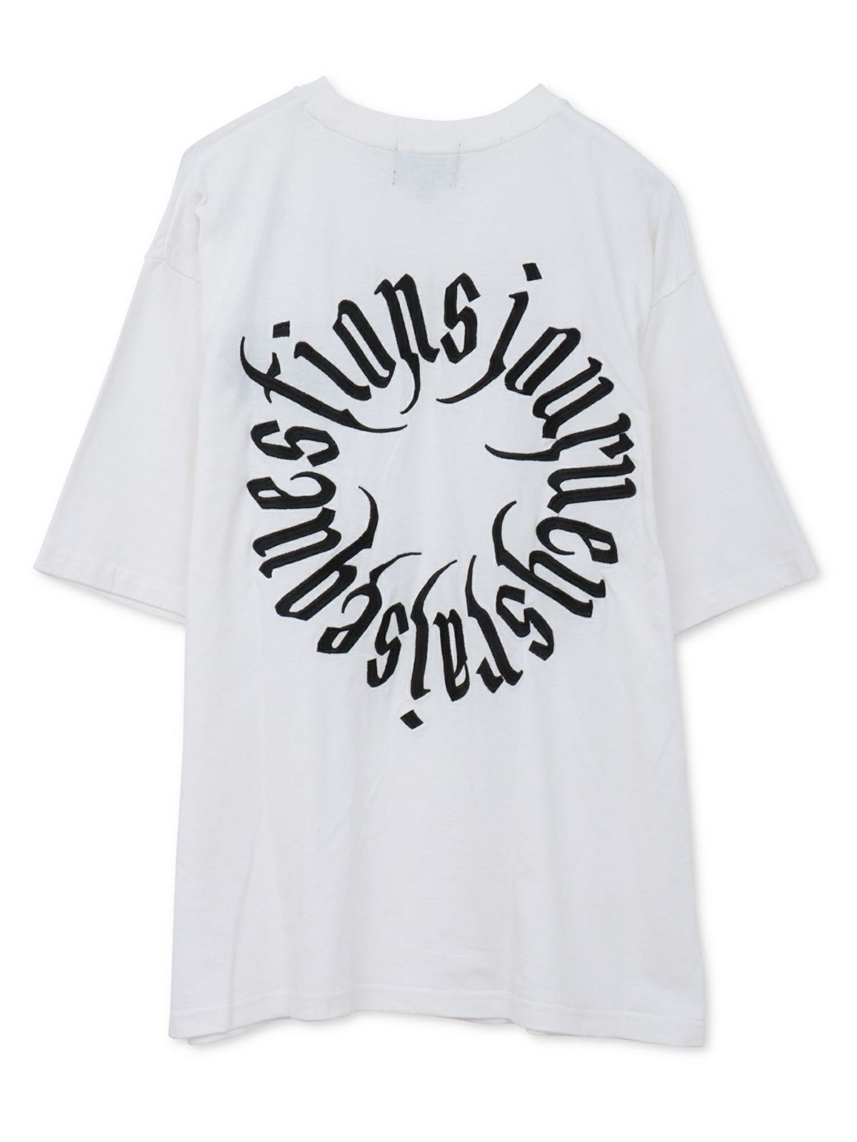  【DAZZLE】“CIRCLE LOGO”総刺繍Tシャツ