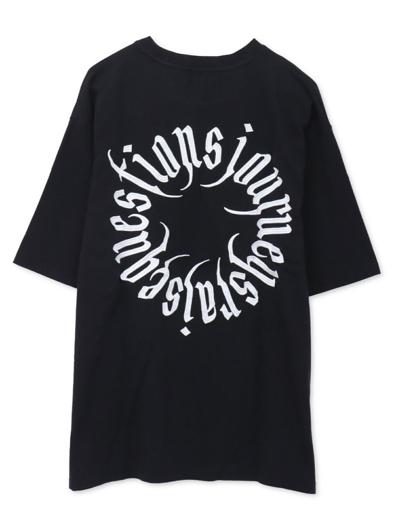  【DAZZLE】“CIRCLE LOGO”総刺繍Tシャツ