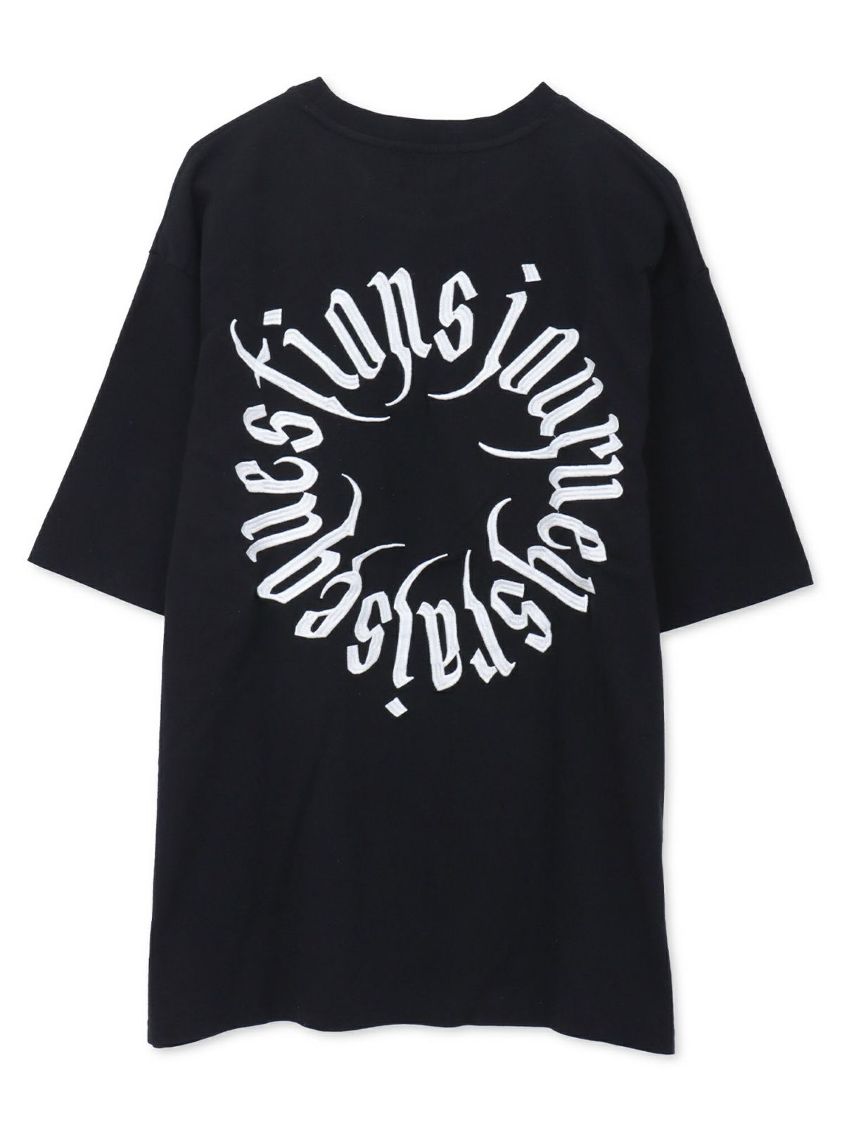  【DAZZLE】“CIRCLE LOGO”総刺繍Tシャツ