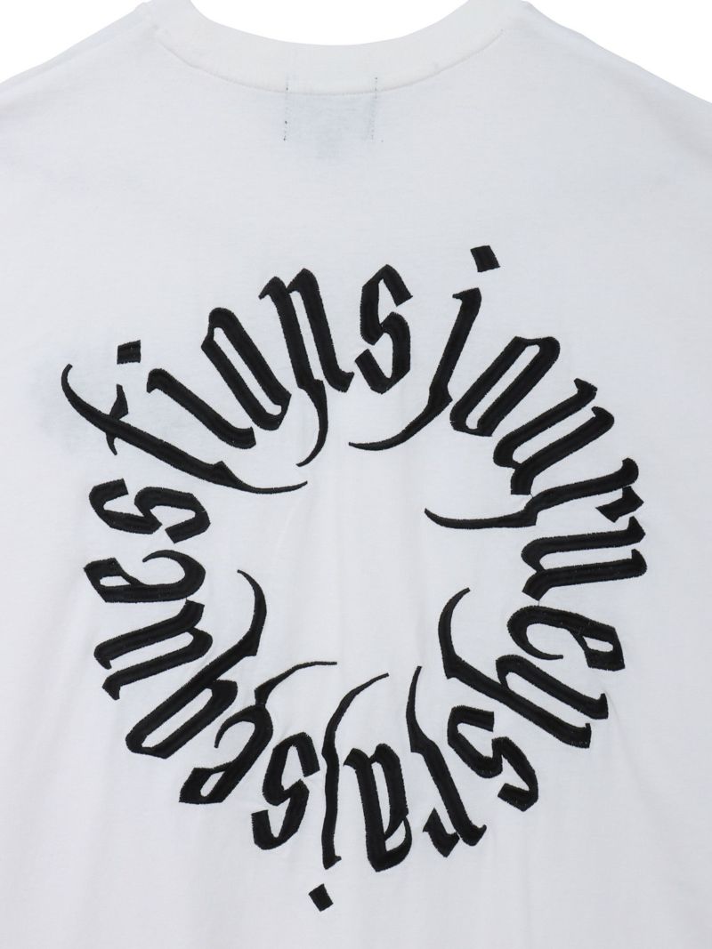  【DAZZLE】“CIRCLE LOGO”総刺繍Tシャツ