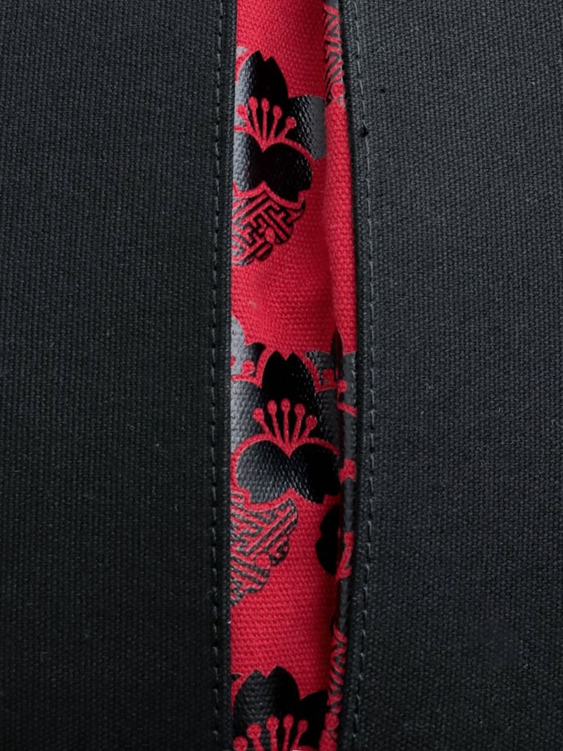 【雅結】桜刺繍 和生地切り替え2WAYタックトートバッグ