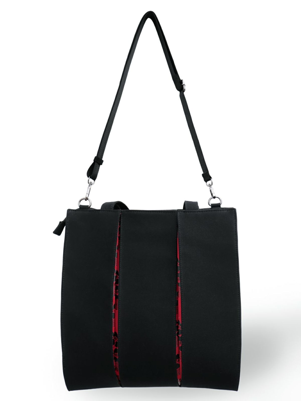 【雅結】桜刺繍 和生地切り替え2WAYタックトートバッグ