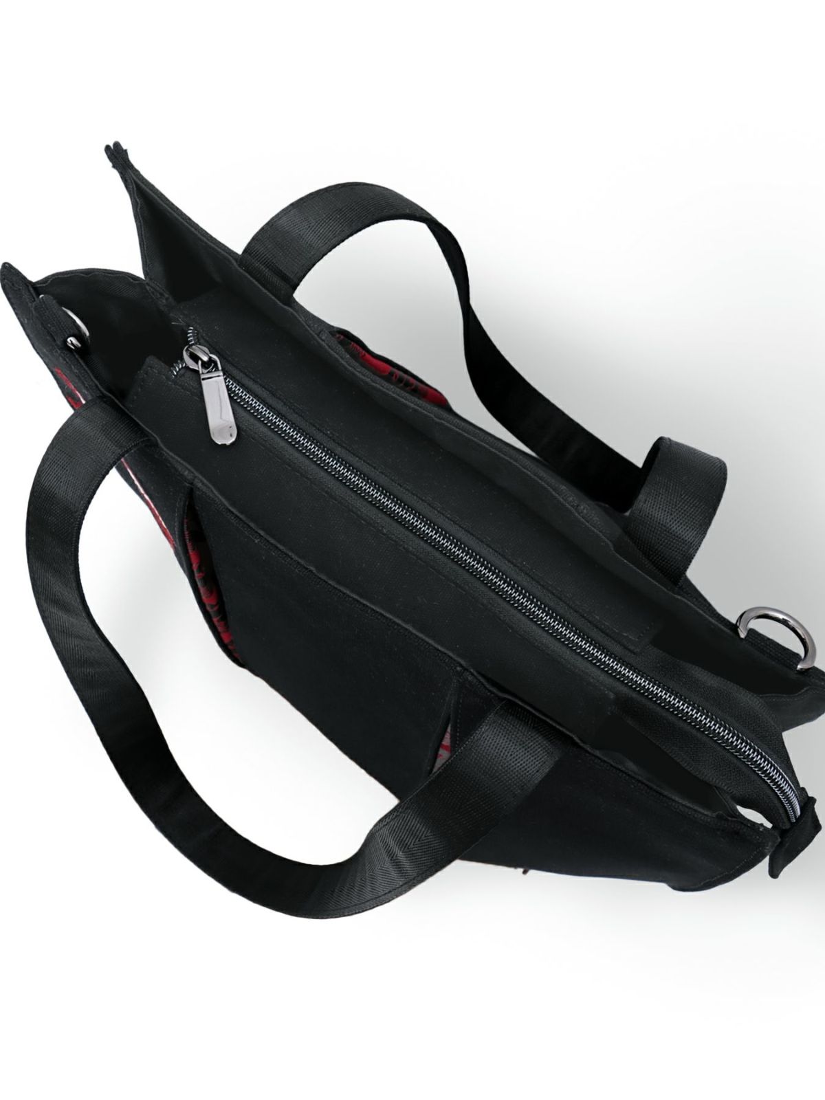 【雅結】桜刺繍 和生地切り替え2WAYタックトートバッグ