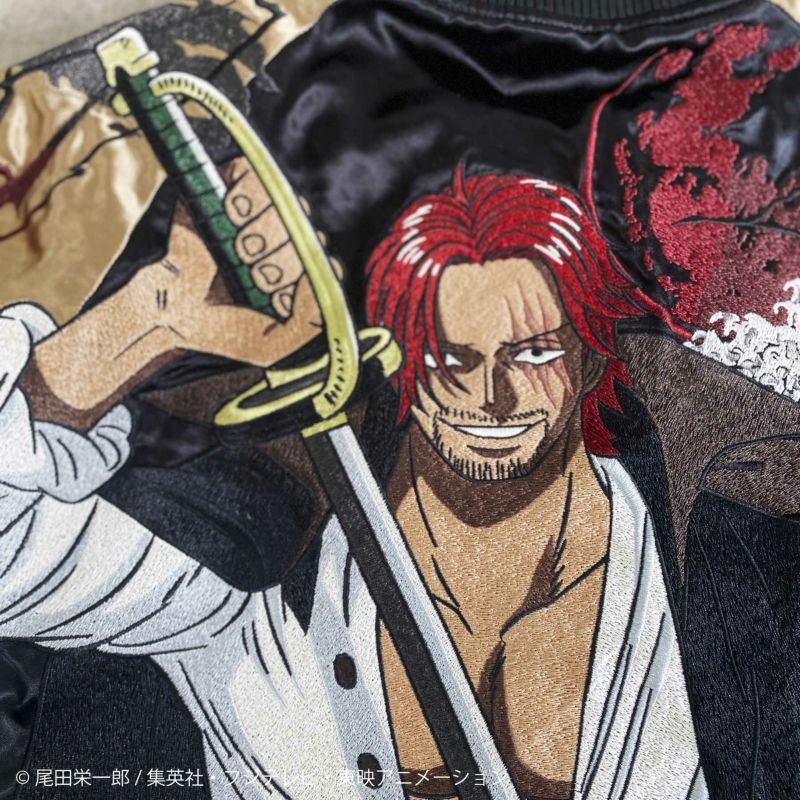 【絡繰魂・粋×ONE PIECE】赤髪のスカジャン