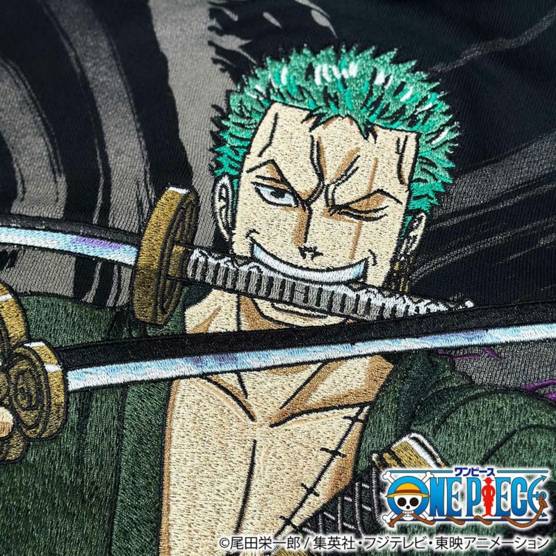【絡繰魂・粋×ONE PIECE】ゾロ 海賊狩りのパーカー